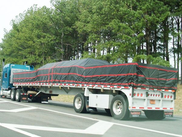 Lumber Tarp with Flap for Flatbed Truck and Trailer