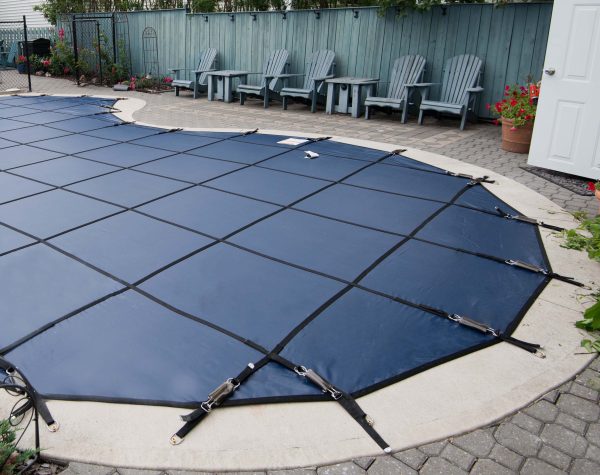 Safety swimming pool cover